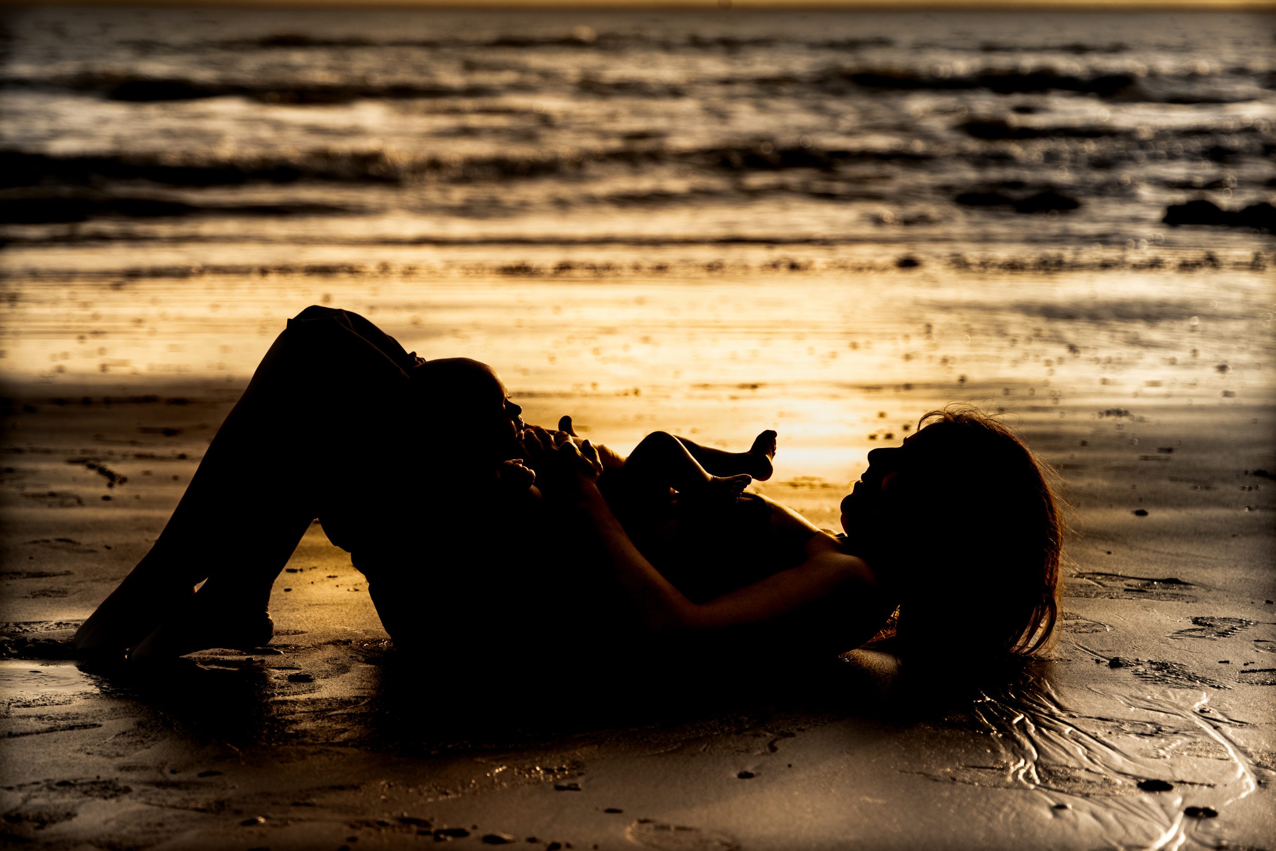 séance maman et bébé plage
