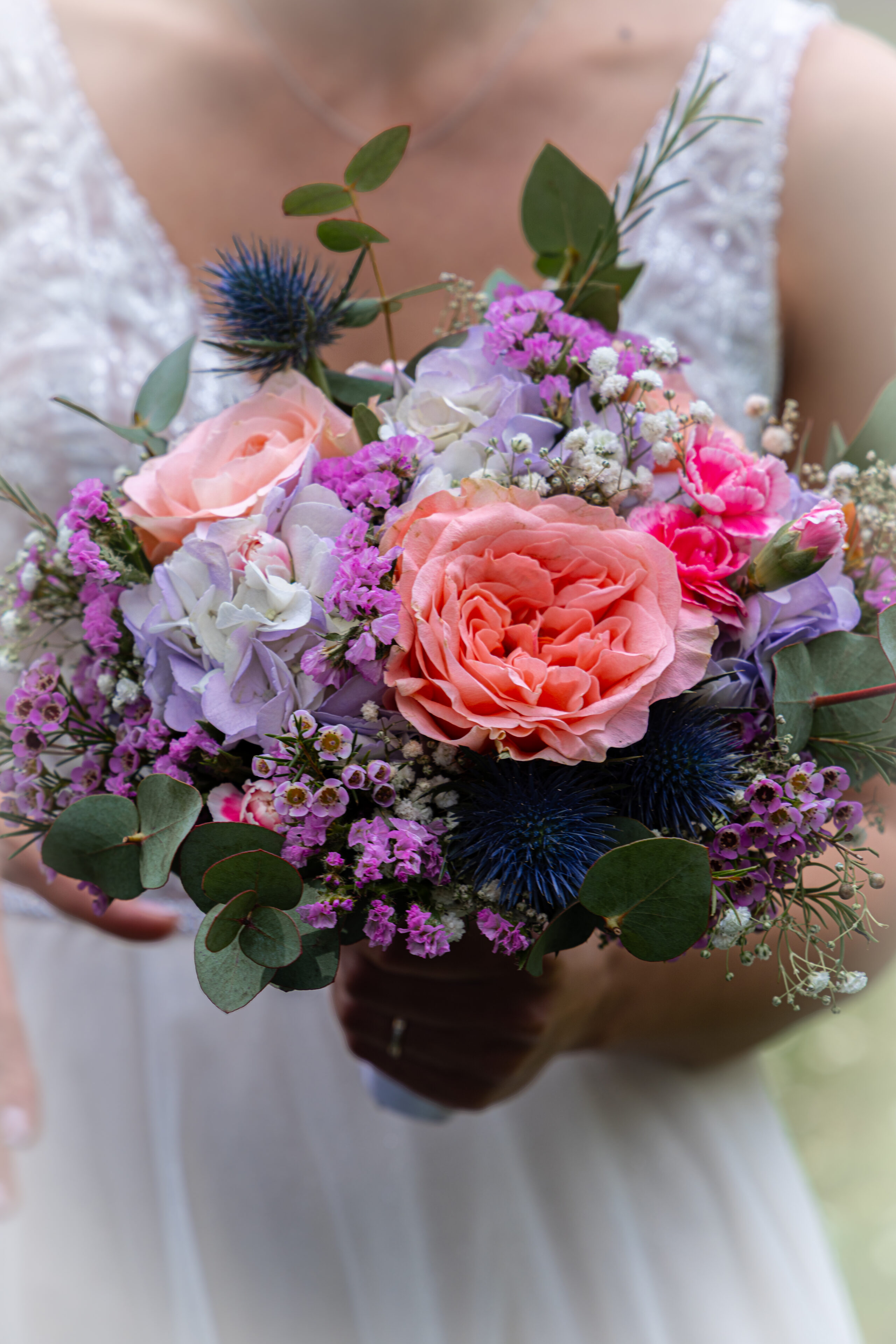 Bouquet de la mariée. réservez votre prestation photos mariage autour de Nantes