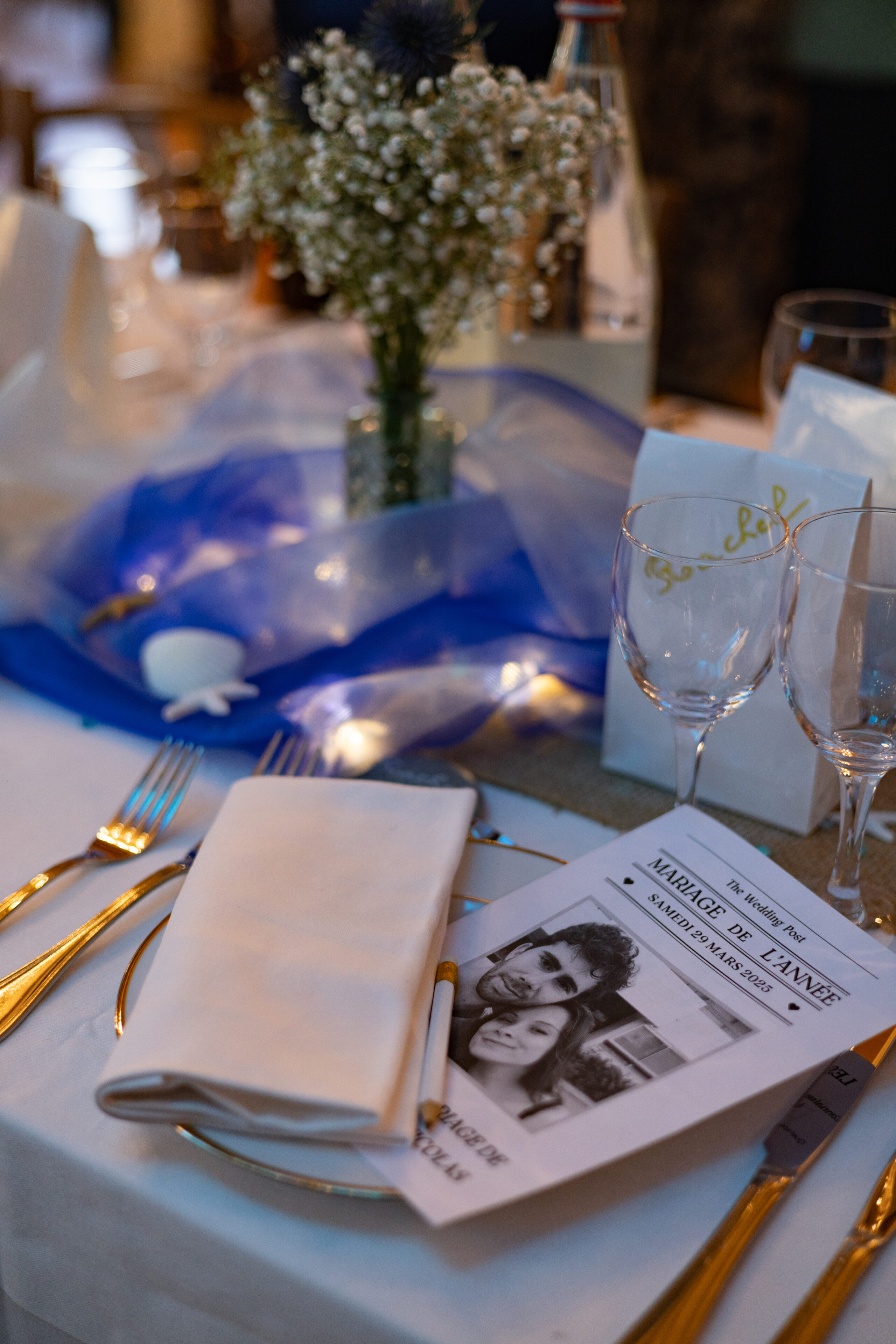 Photographe de mariage sur la région de Nantes- Repas de mariage